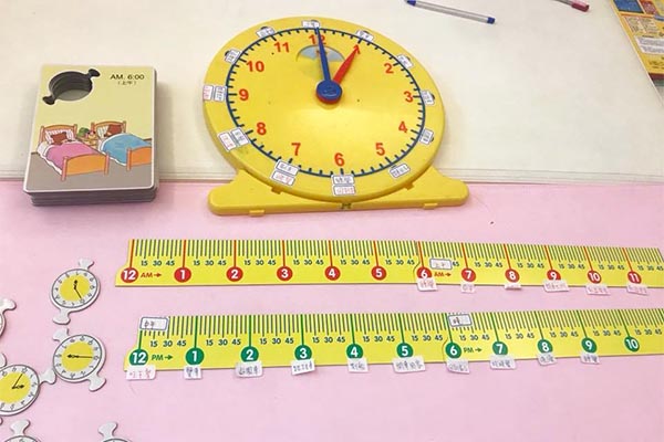 sunny馬媽愛的教室,時間順序,幼兒學時間,時間圖卡,時間教具